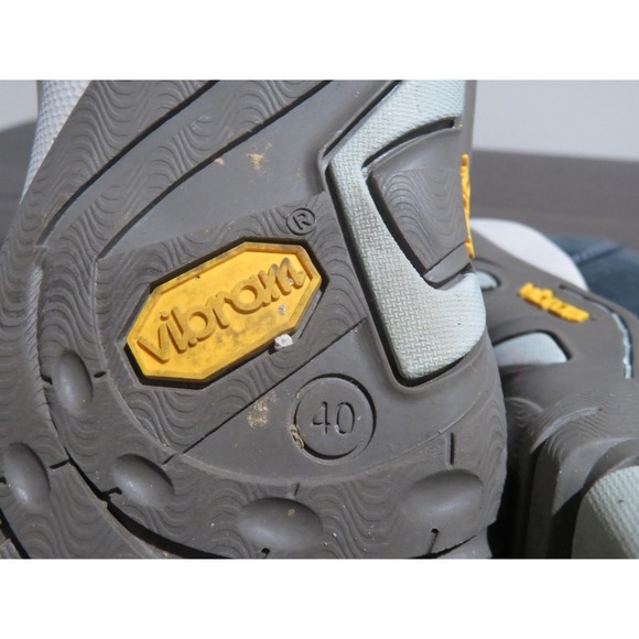 Dansko Blue Mules with Gray Soles - Picture 10 of 11